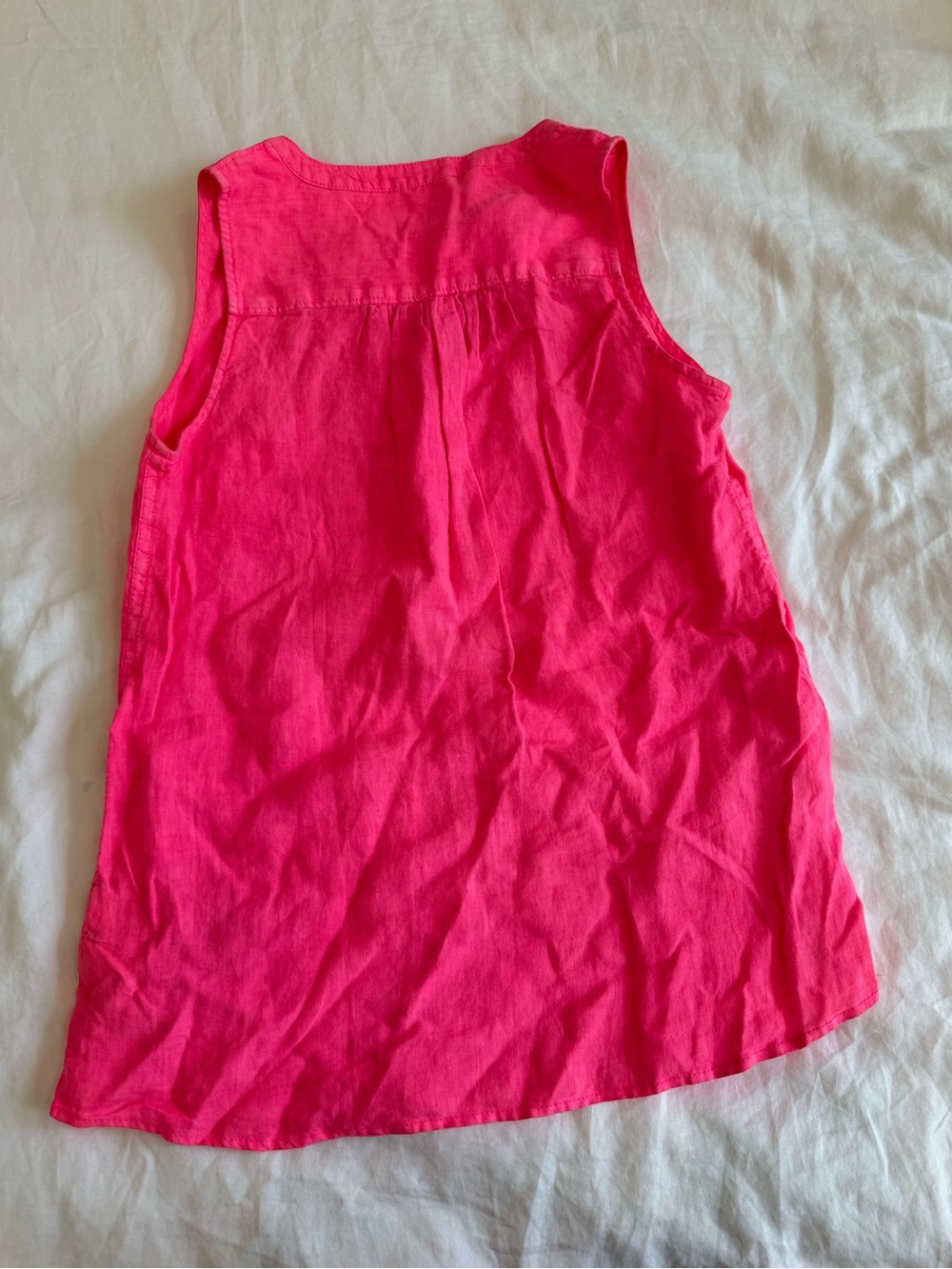 💖 Lilly Pulitzer 100% Linen Sleeveless Popover Tank – XS - Picture 2 of 4
